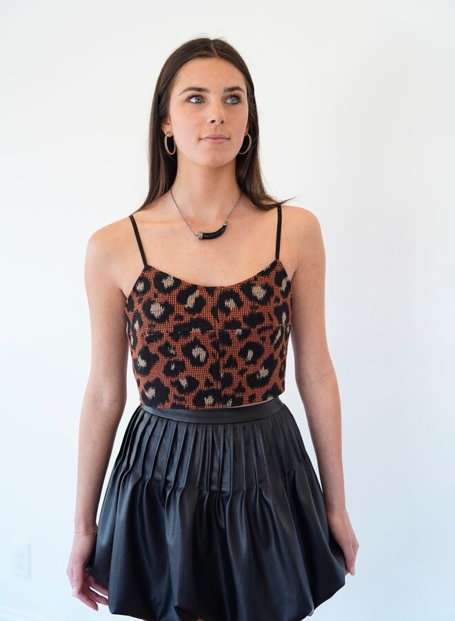 SHUG- Lue Tank- Animal Jacquard