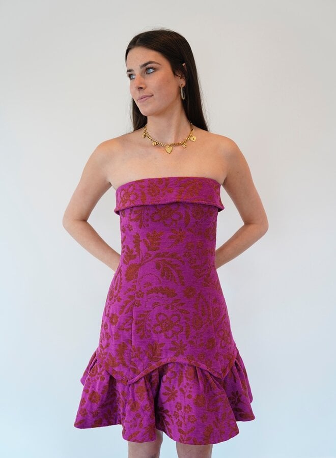 SHUG- Virginia Dress- Purple Wine