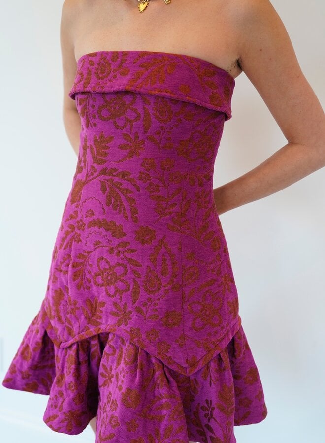 SHUG- Virginia Dress- Purple Wine