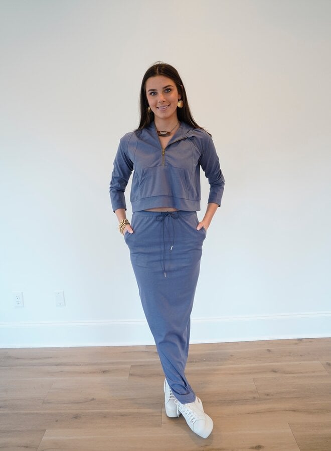 SHUG- Terry Top- Stone Blue