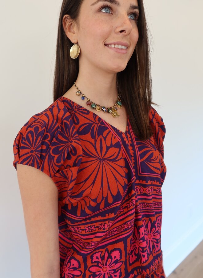 Shug- Maya Top- Aurora Multi