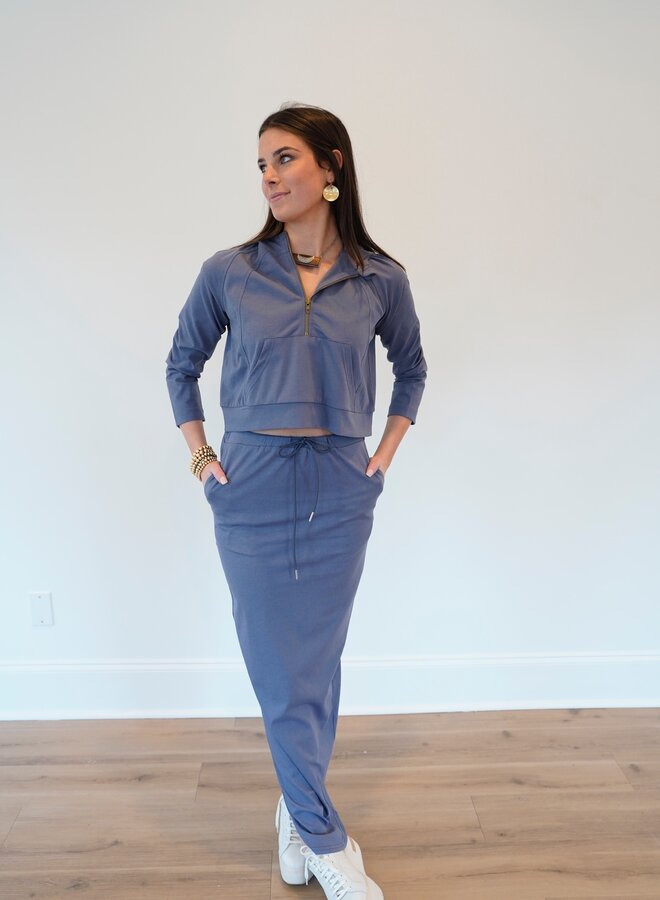 SHUG- Ivy Skirt- Stone Blue
