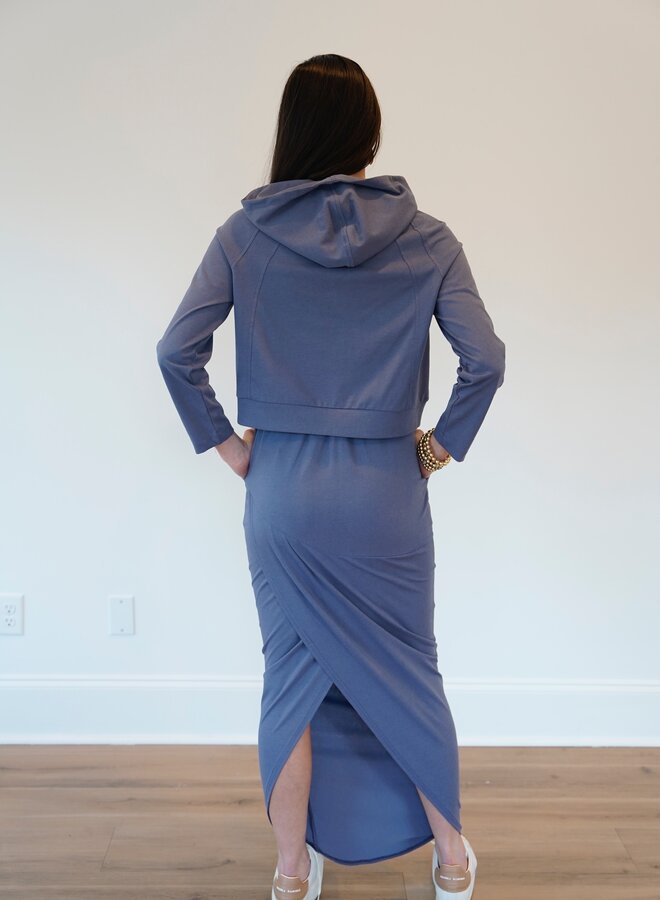 SHUG- Ivy Skirt- Stone Blue