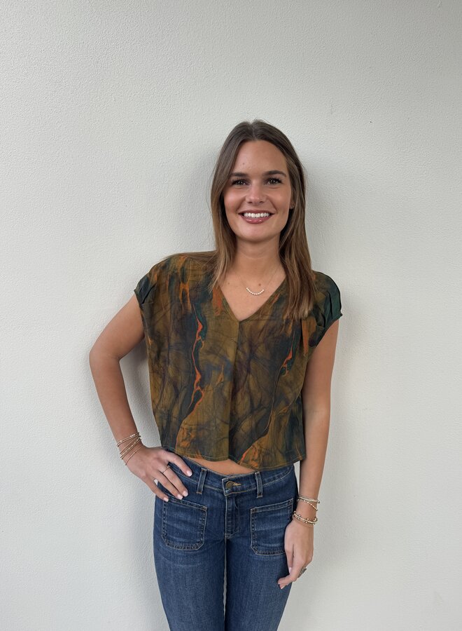Shug- Maya Top- Garden Multi