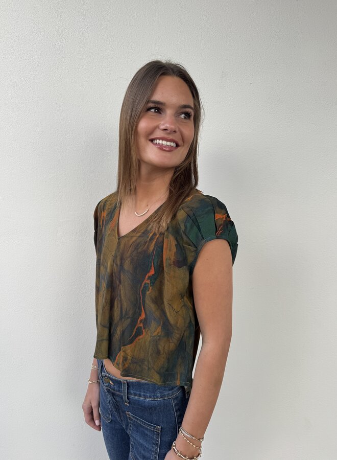 Shug- Maya Top- Garden Multi