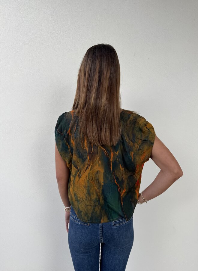 Shug- Maya Top- Garden Multi