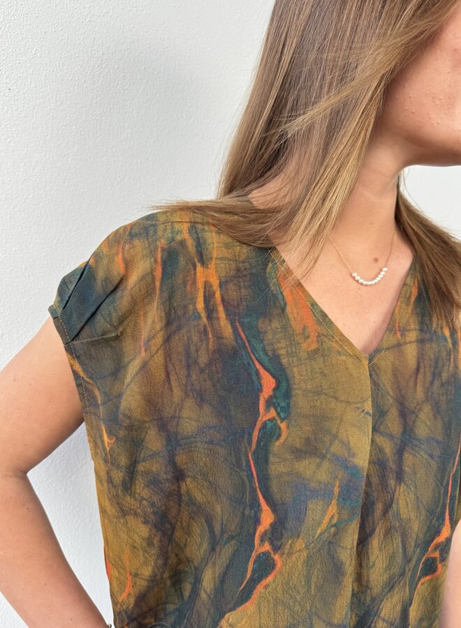 Shug- Maya Top- Garden Multi