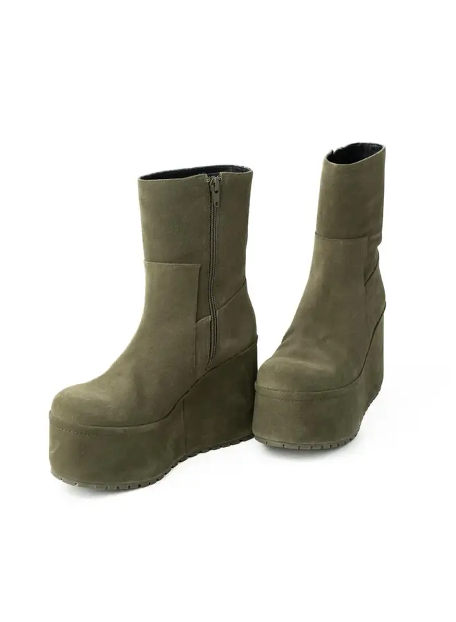 Paloma Barcelo- Barta Track Suede- Khaki
