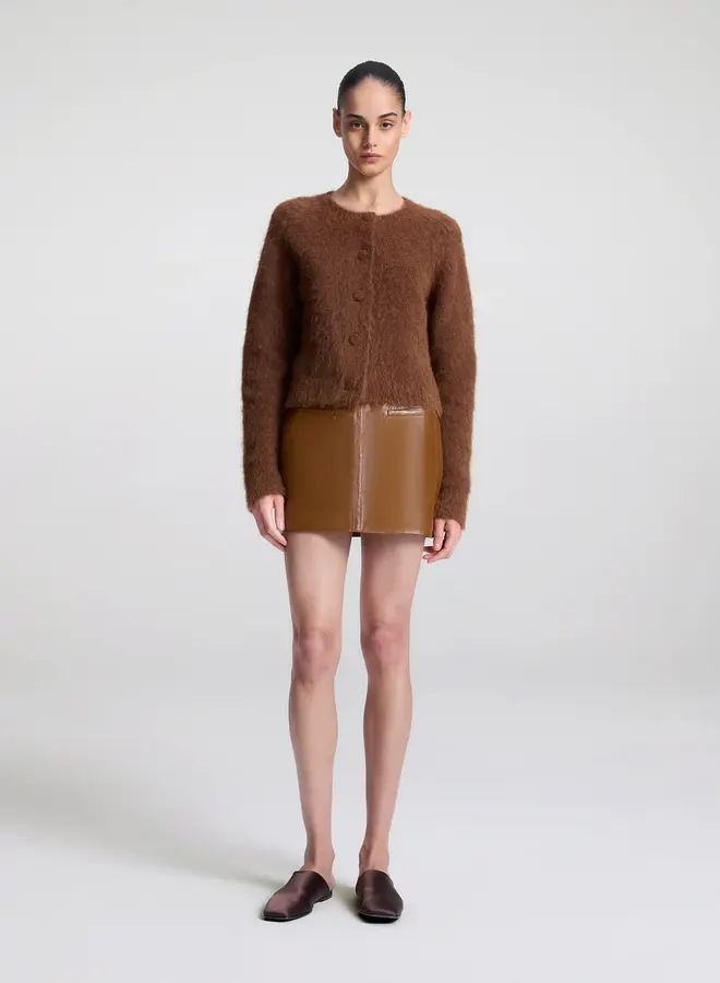 A.L.C.- Cowan Skirt- Saddle