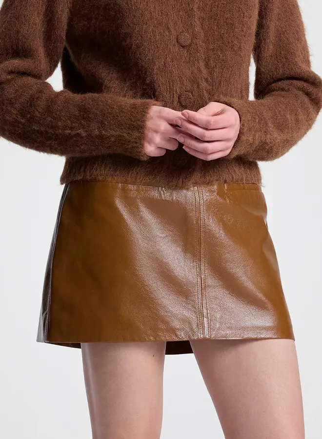 A.L.C.- Cowan Skirt- Saddle