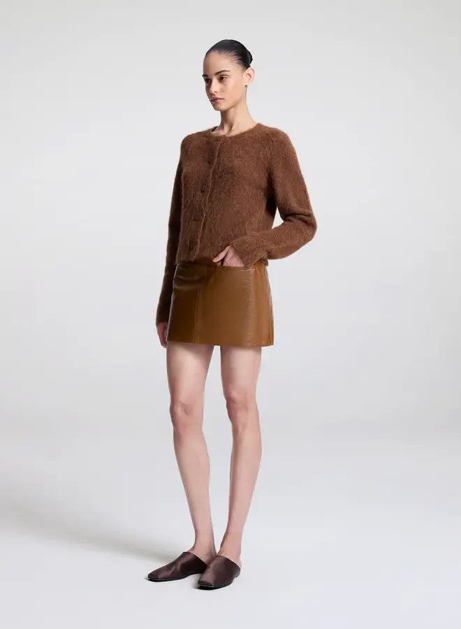 A.L.C.- Cowan Skirt- Saddle