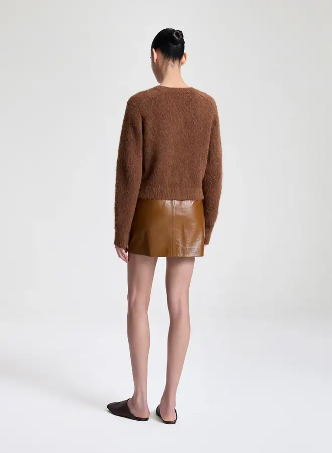 A.L.C.- Cowan Skirt- Saddle