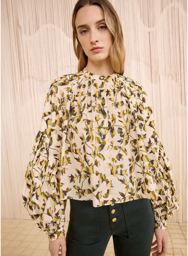 Ulla Johnson- Rowena Long Sleeve Blouse- Lucent