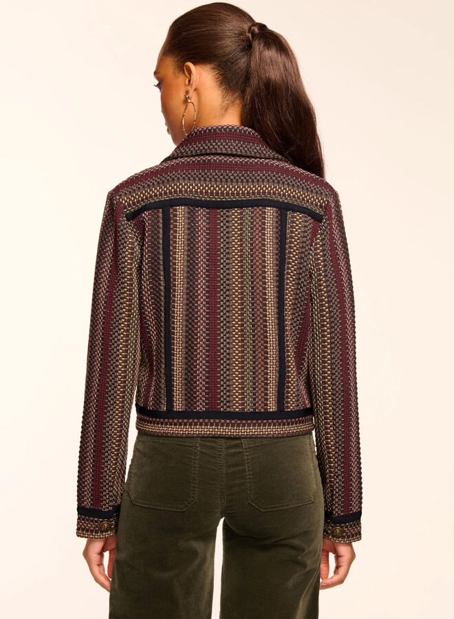 Ramy Brook- Julie Jacket- Navy Multi Tweed