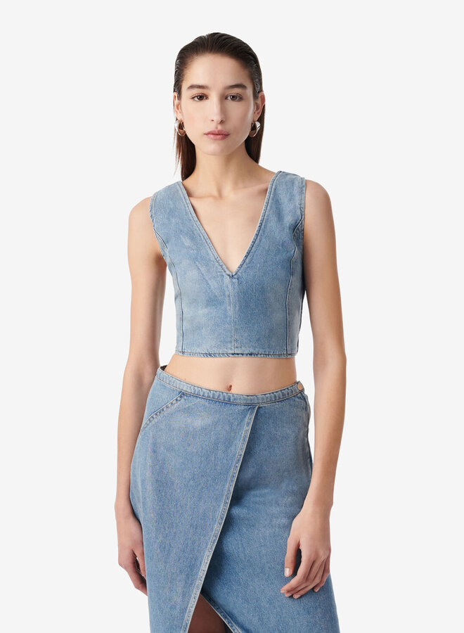 IRO- Illian Top- Crystal Blue