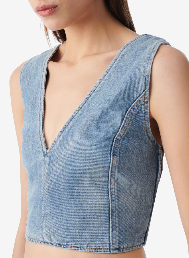 IRO- Illian Top- Crystal Blue