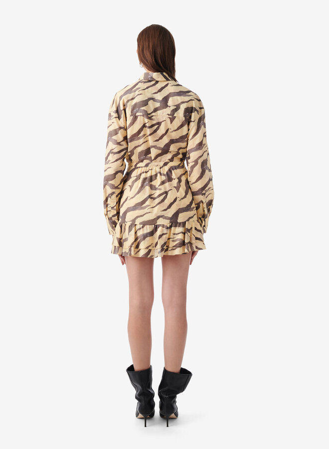 IRO- Dauna Skirt- Print Tiger
