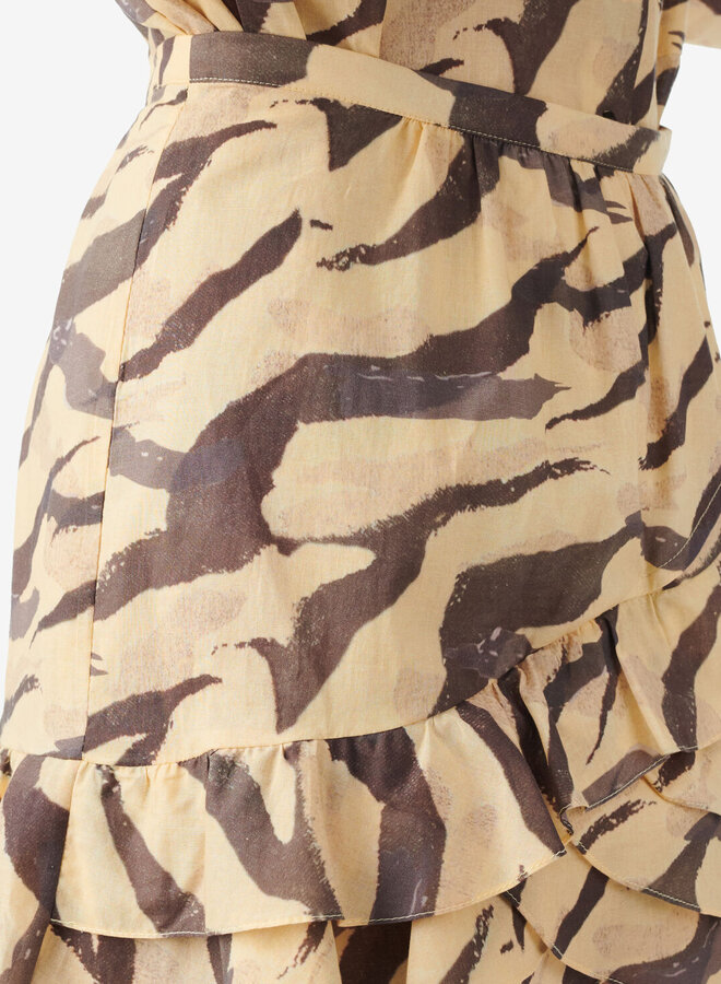 IRO- Dauna Skirt- Print Tiger