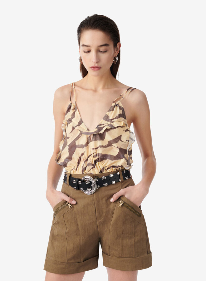 IRO- Dariah Top- Print Tiger