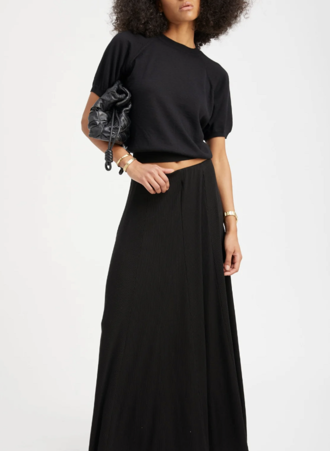 SPRWN- Brigitte Maxi Skirt- Black