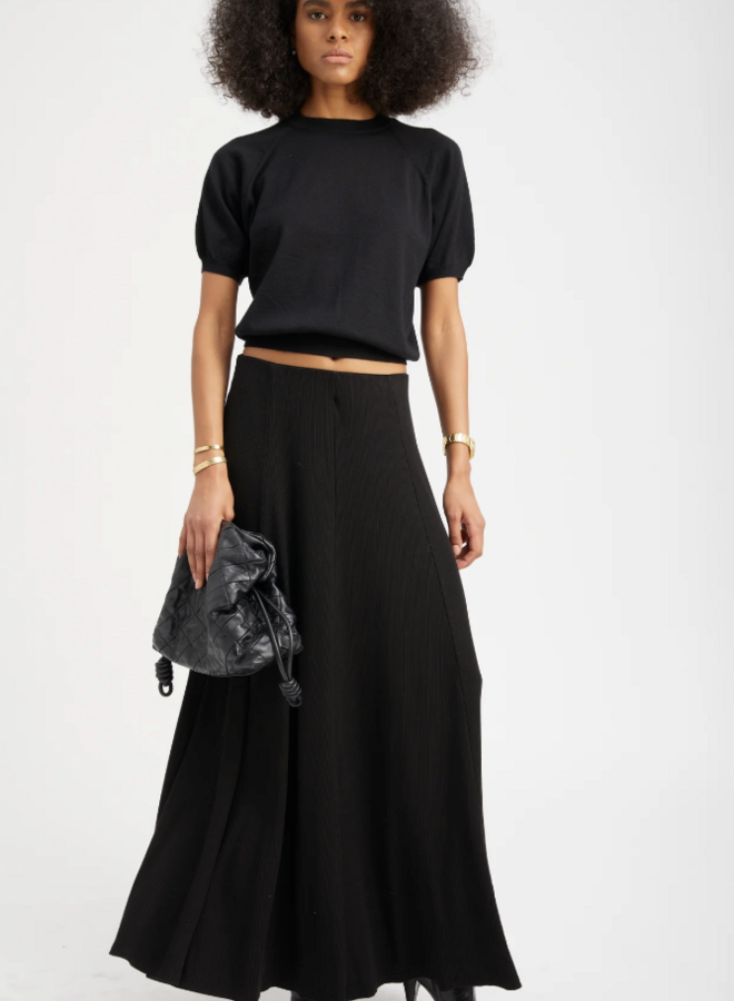 SPRWN- Brigitte Maxi Skirt- Black