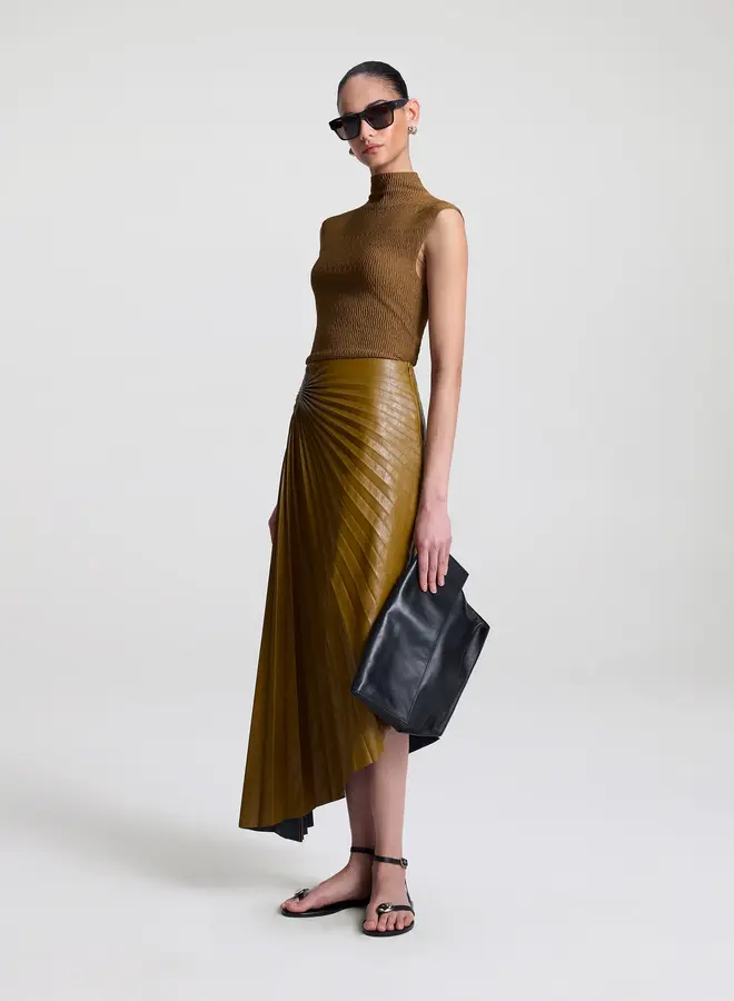 A.L.C.- Tracy Skirt- Saddle