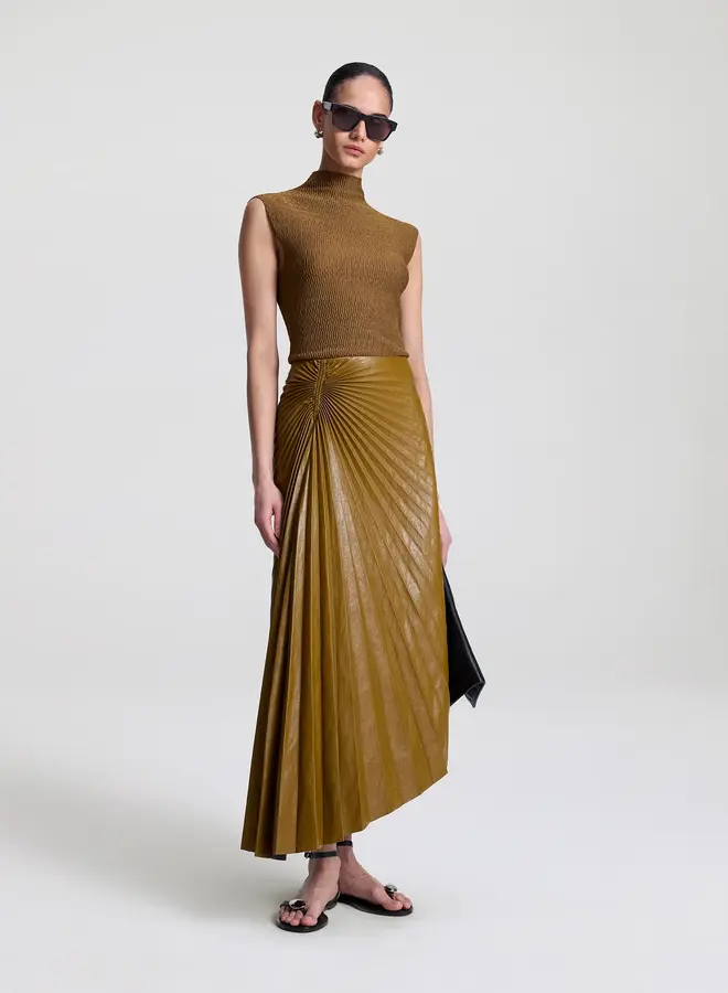 A.L.C.- Tracy Skirt- Saddle