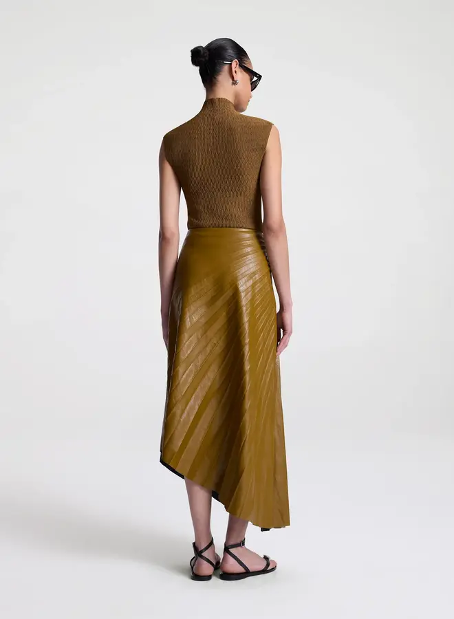 A.L.C.- Tracy Skirt- Saddle