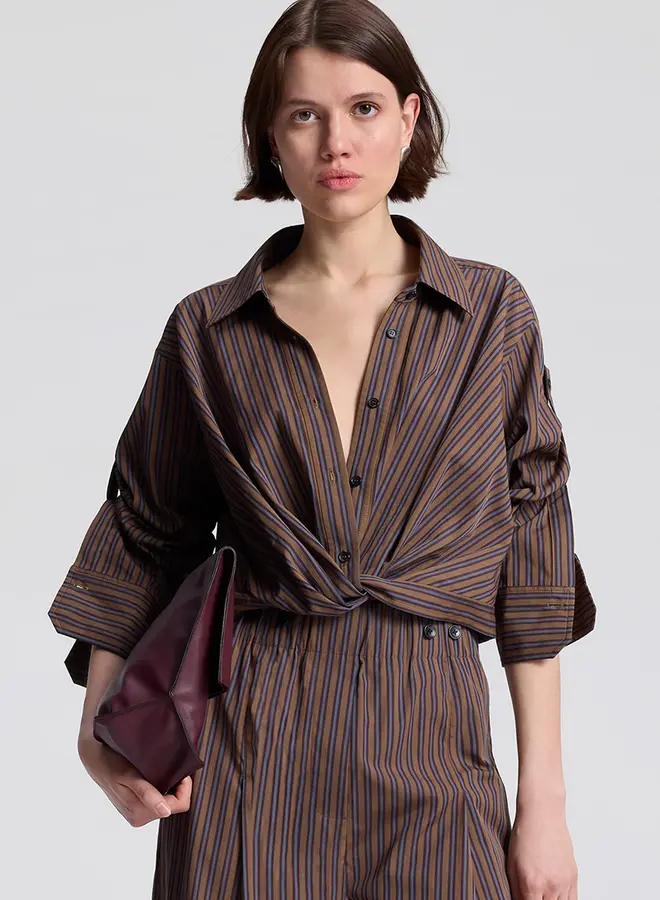 A.L.C.- Leo Top- Brown Multi