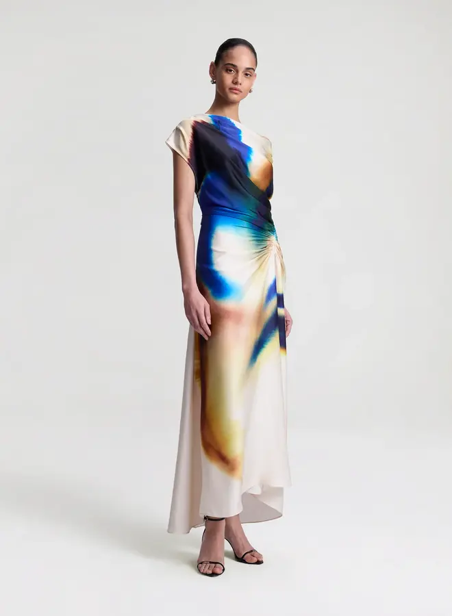 A.L.C.- Penny Dress- Lapis Multi