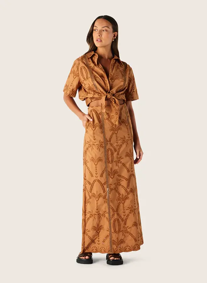 Mos The Label- Alicia Maxi Skirt- Nutshell