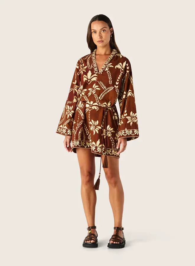 Mos The Label- Deia Print Mini Dress- Deia Print