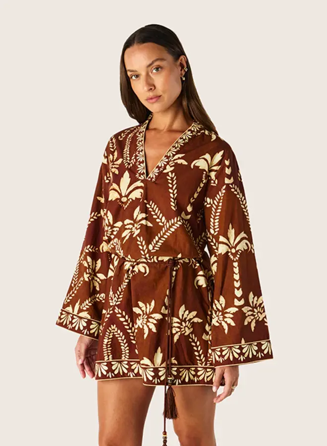 Mos The Label- Deia Print Mini Dress- Deia Print