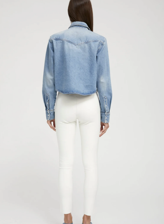 SPRWMN- Cropped Western Shirt- Paradis