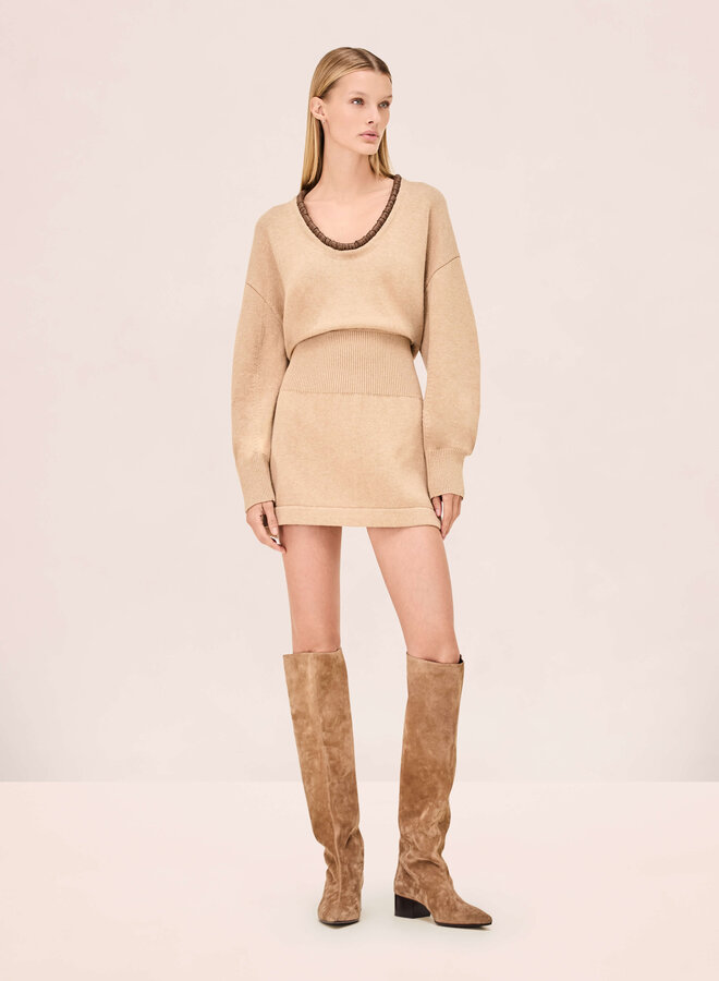 Alexis- Colby Dress- Tan/Brown