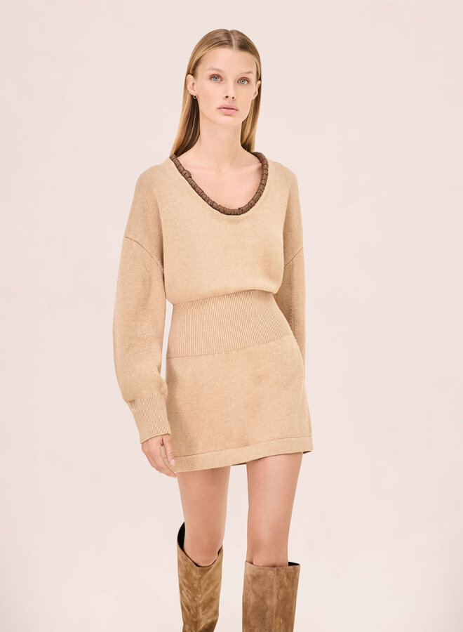 Alexis- Colby Dress- Tan/Brown