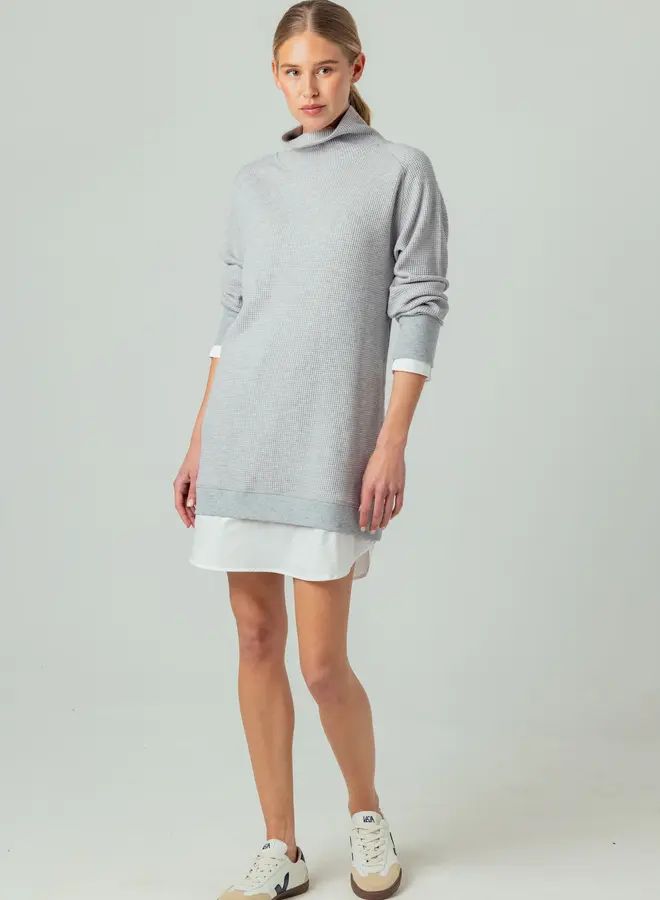 Sundays- Palma Dress- Light Heather Grey