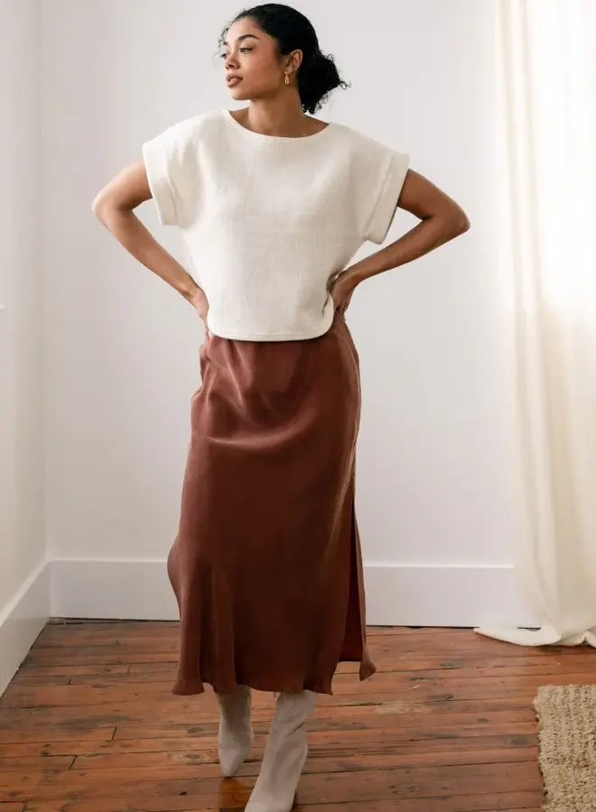 Natalie Busby- Mod Sweater- Ivory