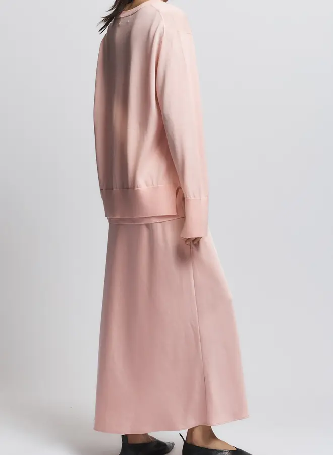 Saint Art- Dean Oversized Merino Wool Sweater- Pink