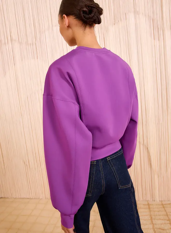 Ulla Johnson- Axel Long Sleeve Top- Thistle