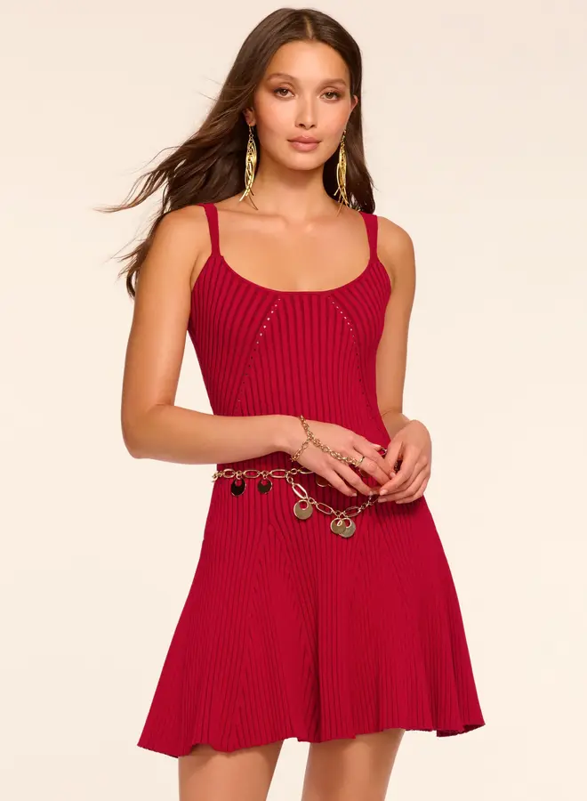 Ramy Brook- Lidia Dress- Scarlet Red