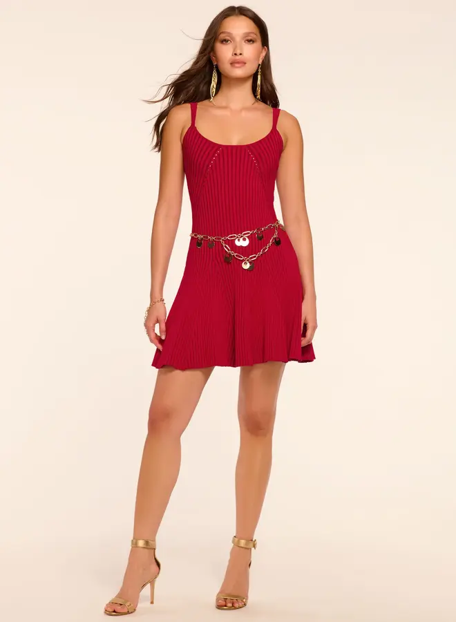 Ramy Brook- Lidia Dress- Scarlet Red