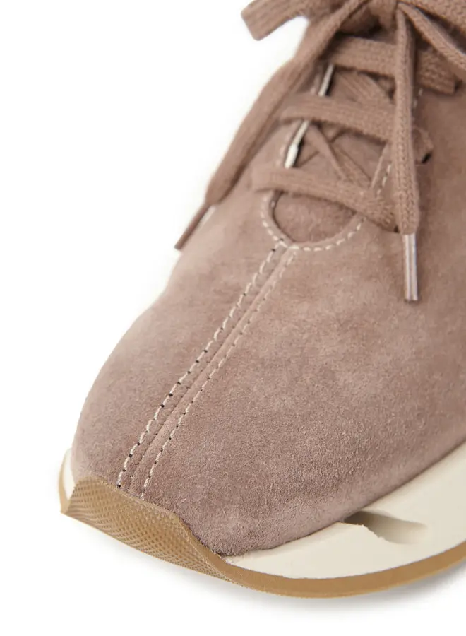 Paloma Barcelo- Pia Suede Taupe Sole- Latte
