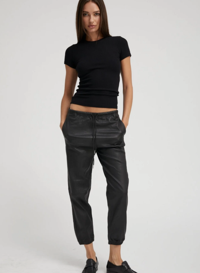 SPRWMN- Drawstring Joggers- Black