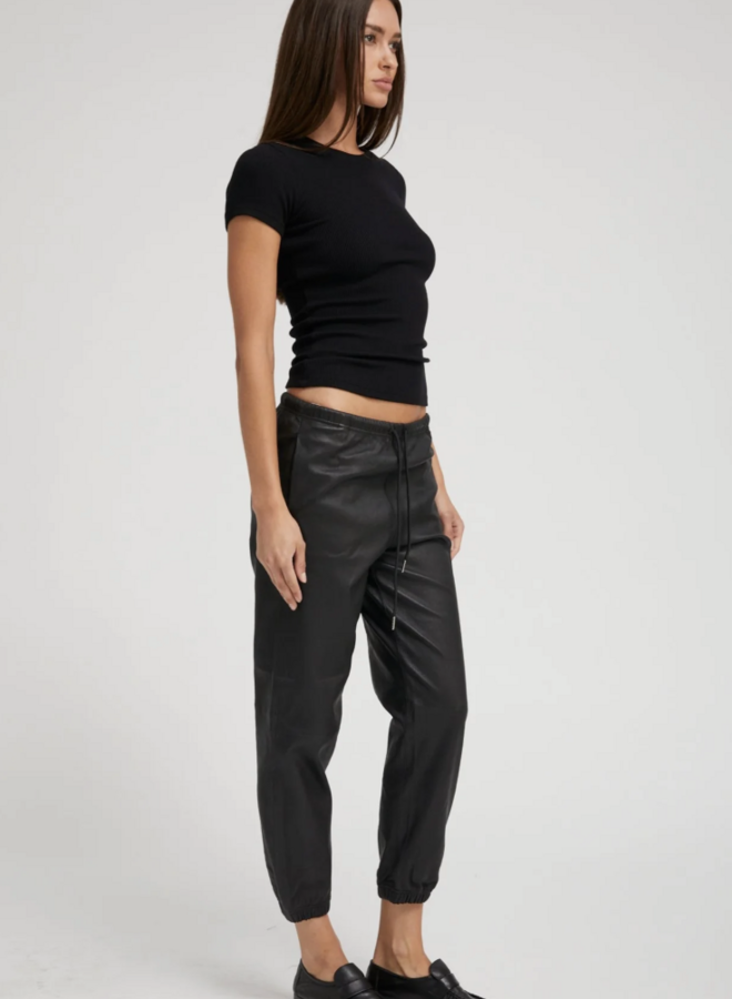 SPRWMN- Drawstring Joggers- Black