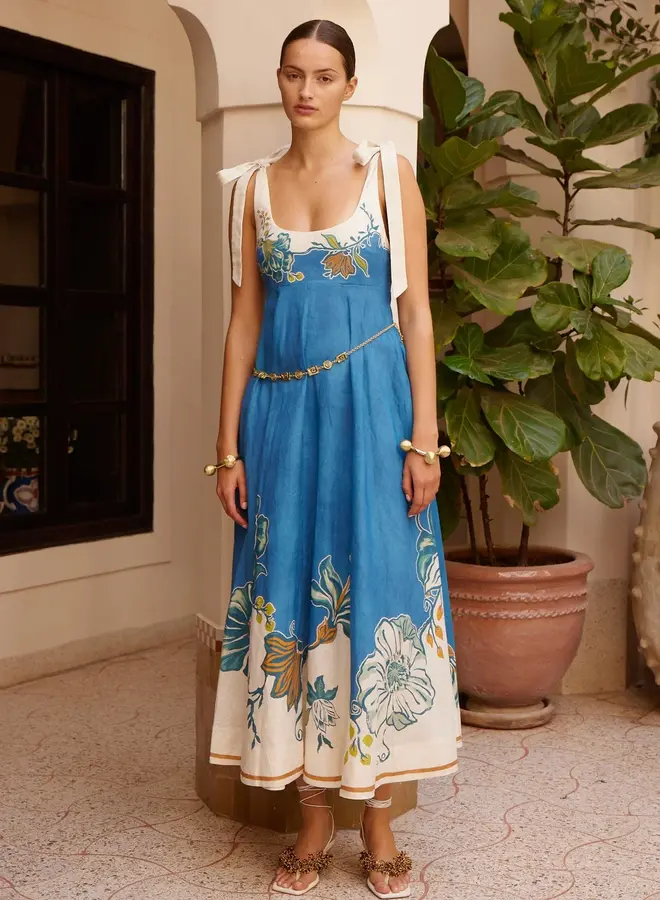 Alemais- Luda Ballet Sundress- Blue