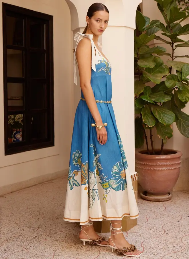 Alemais- Luda Ballet Sundress- Blue