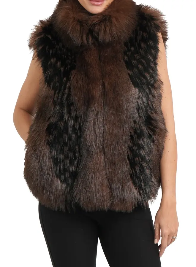 Love Token- Jackie Vest- Brown