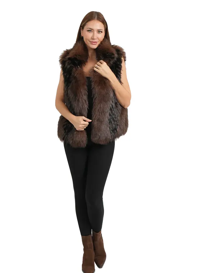 Love Token- Jackie Vest- Brown