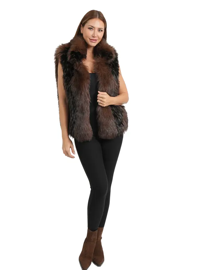 Love Token- Jackie Vest- Brown